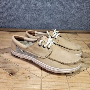 Lems Mariner Shoes Mens Size 7 Brown Leather Boat Casual Barefoot Comfort